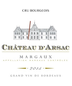 2019 Chateau D'arsac Margaux Cru Bourgeois 750ml