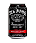 Jack Daniel&#x27;s Whiskey & Cola Cocktail Ready To Drink 12oz 4 Pack Cans
