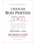 2018 Chateau Bois Pertuis Bordeaux
