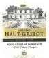 2020 Chateau Haute-Grelot Premier Cuvee Blaye Cotes de Bordeaux 750ml