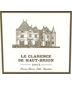 2015 Haut-Brion Pessac-Léognan Le Clarence de Haut-Brion