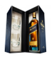 Johnnie Walker Blue Label w/2 Crystal Glasses Whiskey 750ml