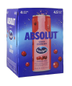 Ocean SprayÂŽ AbsolutÂŽ Vodka Sparkling Cranberry 4-Pack