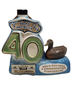 Jim Beam 40th Anniversary 40% 4/5qt (only 1 Btl) Beam Kentucky Straight Bourbon Decanter Ducks Unlimited (8.5yrs Old)