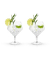 Angled Crystal Gin & Tonic Glasses by Viski