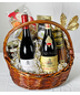 French Burgundy Wine Basket