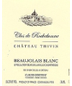 Chateau Thivin Beaujolais Blanc Clos De Rochebonne 750ml