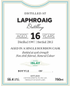 The First Editions Laphroaig Single Malt Scotch 16 year old