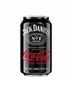 Jack Daniel's Whiskey & Coca Cola Classic Cans 355ml