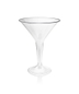 8oz Plastic Martini Glass Set - 12 pc