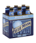 Blue Moon Belgian Style Wheat Ale 6-pack cold bottles