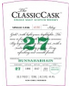 Bunnahabhain Scotch Single Malt 27 Year By The Classic Cask 750ml