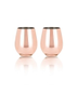 Copper Stemless Wine Glasses by Viski