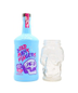 Dead Mans Fingers - Skull Glass & Blue Raspberry Tequila Cream (1 Litre) Liqueur