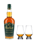 W.L. Weller Special Reserve Bourbon Whiskey & Glencairn Whiskey Glass Set