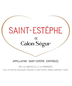 2015 Saint-Estephe de Calon Segur