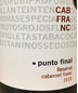 2019 Punto Final Reserva Cabernet Franc