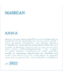 2022 Massican Annia