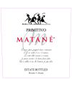 Matane Primitivo Puglia IGT Italian Red Wine 750 mL