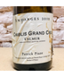 2010 Patrick Piuze, Chablis Valmur (label conditions)