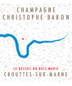 2018 Champagne Christophe Baron Le Dessus Du Bois Marie Magnum