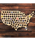 Beer Cap Map of USA, Large