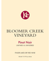 2017 Bloomer Creek Vineyard Pinot Noir