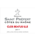 2018 Domaine Saint Prefert - Cotes du Rhone 'Clos Beatus Ille' (750ml)
