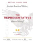 The Representative Straight Bourbon Whiskey 116.5 Proof 750ml