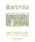 2021 Ravines - White Springs Vineyard Riesling (750ml)