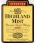 Barton Distilling Company Highland Mist Blended Scotch Whisky