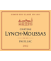 2012 Chateau Lynch-moussas Pauillac 5eme Grand Cru Classe 750ml