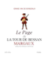 Le Page de la Tour de Bessan Margaux 750ml - Amsterwine Wine Le Page de la Tour Bordeaux Bordeaux Red Blend France