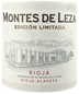 2019 Montes de Leza Edicion Limitada Rioja Alavesa