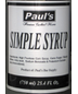 Paul&#x27;s Premium Cocktail Mixers Simple Syrup 25.4oz