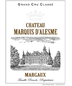 2018 Wine Chateau Marquis d'Alesme Becker