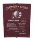 Cooper and Thief Pinot Noir Brandy Barrel Aged California Red Wine 750 mL