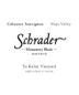 2021 Schrader - Cabernet Sauvignon MB Monastery Block To Kalon Vineyard Oakville (750ml)
