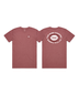 Mid Weight Import/ Domestic Wine Colored Short Sleeve Shirt S-M-L-XL-2XL