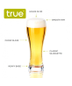 True - Wheat Beer Glasses