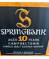 Springbank 10 Year Old Single Malt Scotch Whisky 700ml