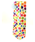 Watercolor Dots 1-Bottle Gift Bag