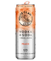 White Claw - Vodka Soda Peach 4pk (4 pack 355ml cans)