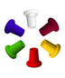 IWA Silicone Wine Stoppers - Set of 6