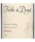 Folie a Deux Alexander Valley Merlot Sonoma County California Red Wine 750ml