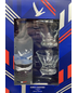 Grey Goose Vodka With Stemless Martini Glasses (750ml)