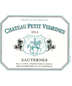 2016 Chateau Doisy-vedrines Chateau Petit Vedrines Sauternes 750ml