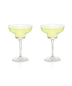 Angled Crystal Margarita Glasses by Viski