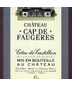 Chateau Cap De Faugeres Cotes De Castillon Red Blend - 750mL - Red Wine