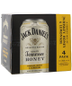 Jack Daniel's Tennessee Whiskey, Honey and Lemonade 4 Pack Can / 4-355mL